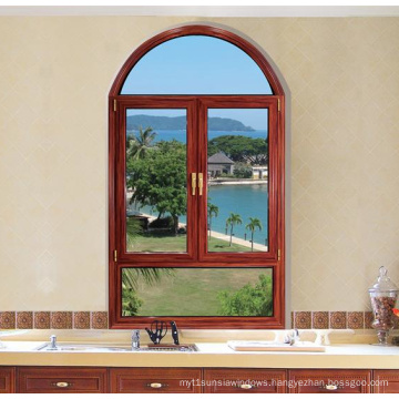 Double Glazed Thermal Break Swing Aluminum Casement Window (FT-W80)